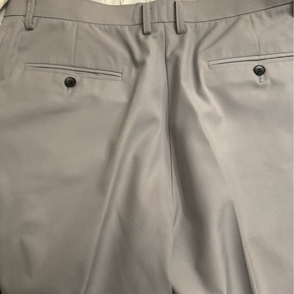 Nasir Silver Double Breasted Peaked Lapel Suit Size 44R - Picture 13 of 16